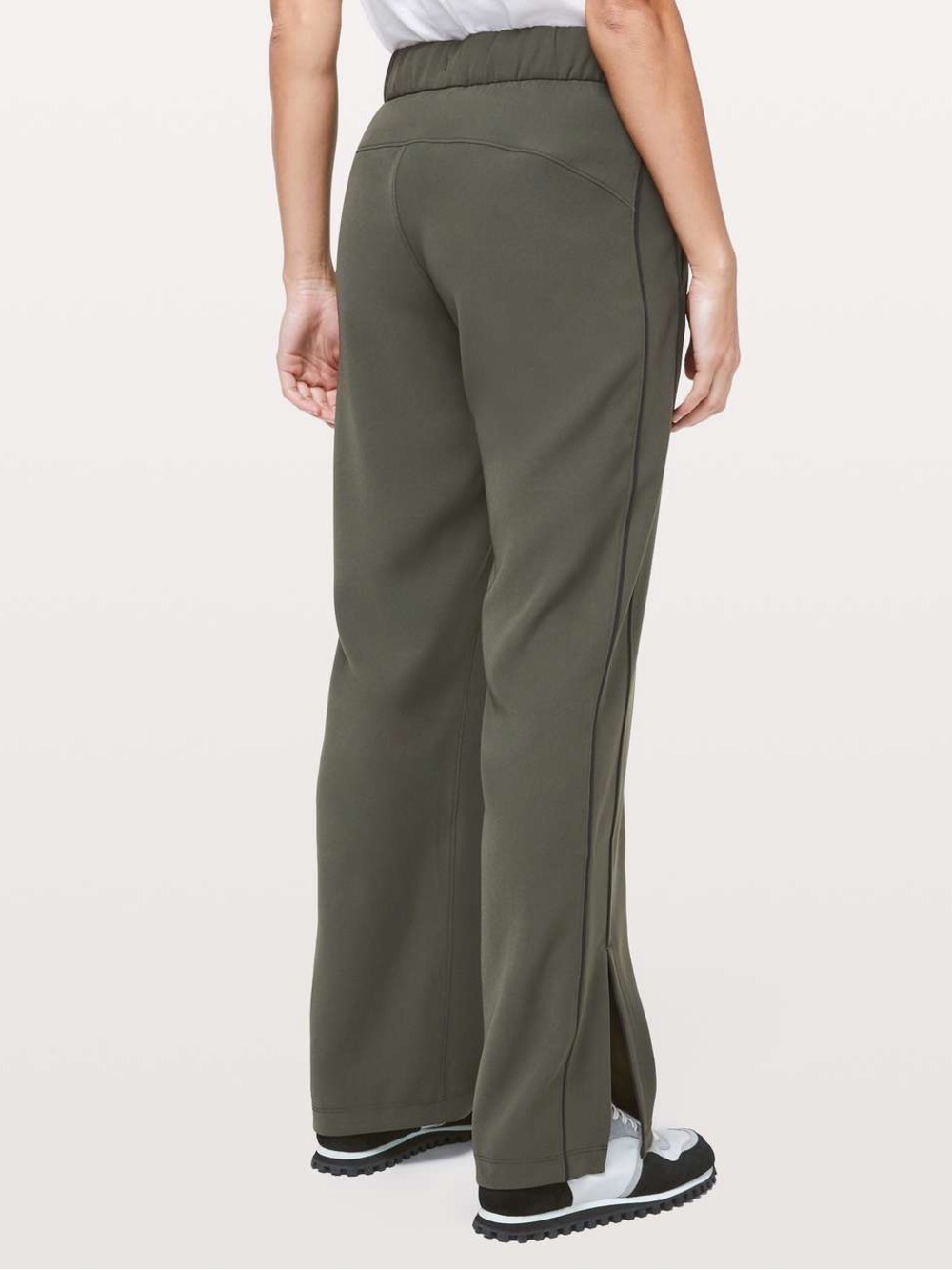Lululemon Wide-Leg Olive Green Women's Pants